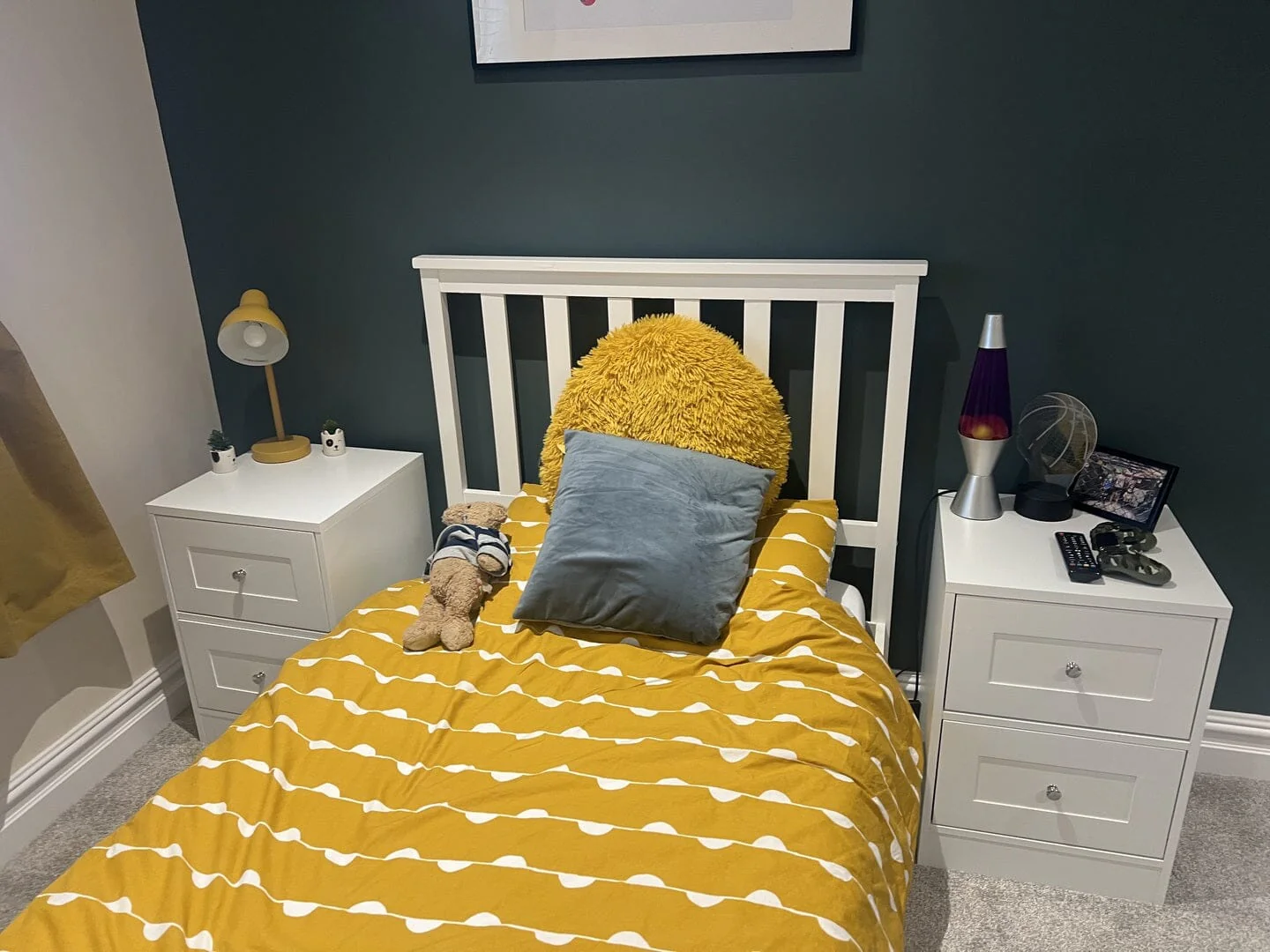 Stevie Bedside Table - White - Image 3